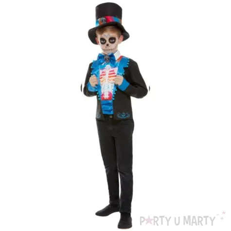 stroj dla dzieci pan mlody swieto zmarlych czarny smiffys rozm 116 128 cm