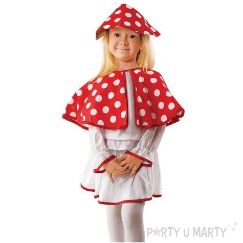 stroj dla dzieci pani muchomorek kraszek rozm 122 128 cm