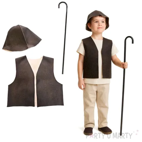 stroj dla dzieci pastuszek z laska partytino 110 116 cm