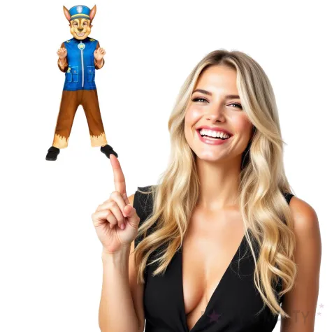 stroj dla dzieci paw patrol chase z maska amscan 3 4 lat