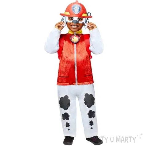 stroj dla dzieci paw patrol marshall z plecakiem i maska amscan 3 4 lat