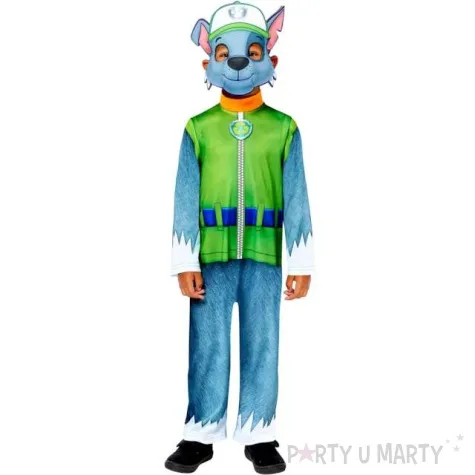 stroj dla dzieci paw patrol rocky z maska amscan 3 4 lat