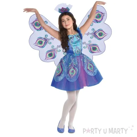 stroj dla dzieci paw ze skrzydlami amscan rozm 128 134 cm