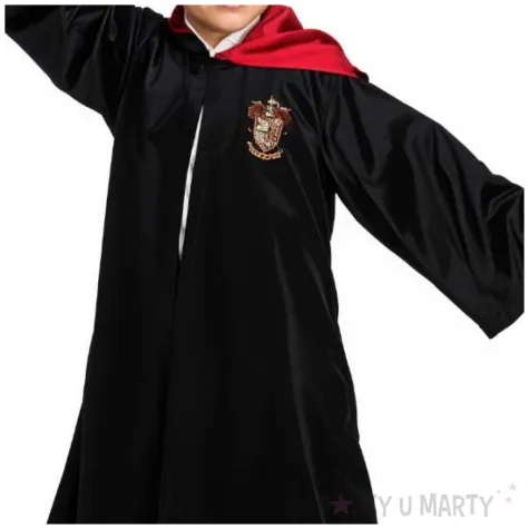 stroj dla dzieci peleryna czarodzieja harry potter gryffindor rubies rozm 158 164