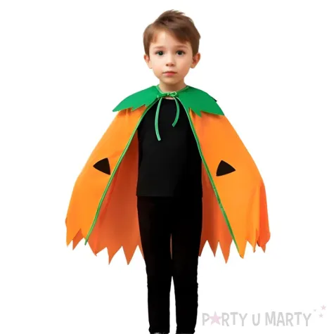 stroj dla dzieci peleryna dynia halloween 7 7 104 128 cm