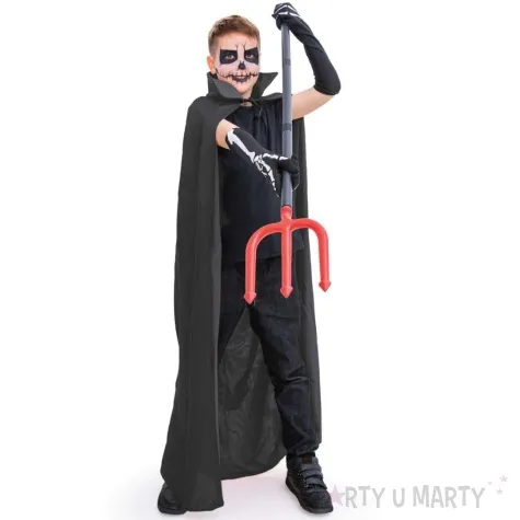 stroj dla dzieci peleryna wampir dracula czarny partypal rozm 134