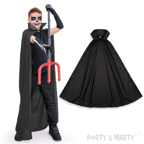 stroj dla dzieci peleryna wampir dracula czarny partypal rozm 164