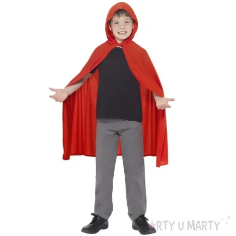 stroj dla dzieci peleryna z kapturem smiffys rozm 130 158cm