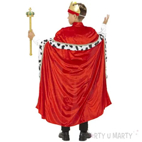 stroj dla dzieci peleryna z korona widmann 140 cm