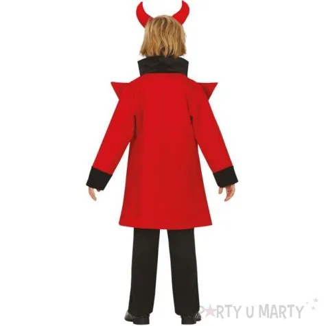 stroj dla dzieci piekielny diabel czarno czerwony guirca 7 9 lat