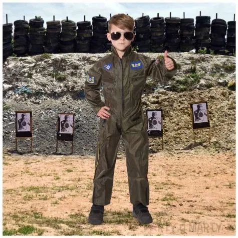 stroj dla dzieci pilot mysliwca top gun folat rozm 98 116 cm