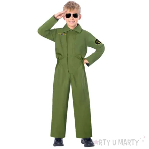 stroj dla dzieci pilot w kombinezonie amscan rozm 104 116 cm