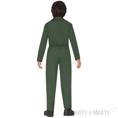 stroj dla dzieci pilot w kombinezonie zolnierz guirca 5 6 lat rozm 110 116 cm