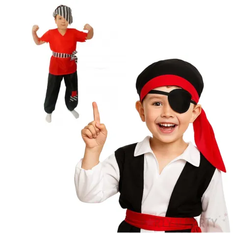 stroj dla dzieci pirat jack party tino rozm 110 116