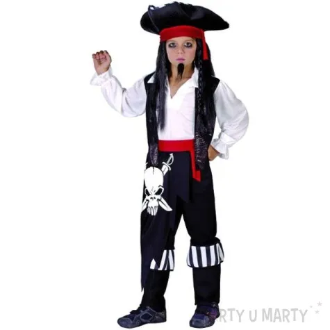 stroj dla dzieci pirat kapitan roz 120 130