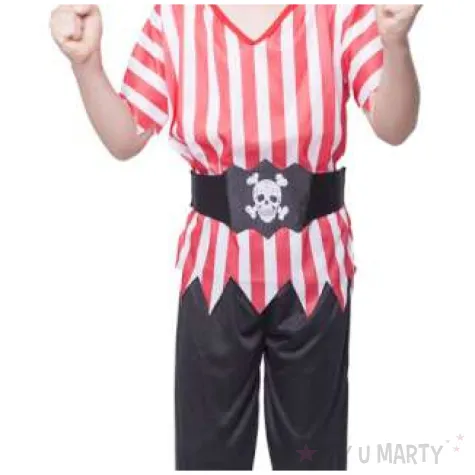 stroj dla dzieci pirat karmazynowy arpex rozm 110 120 cm