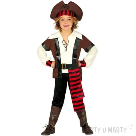 stroj dla dzieci pirat morski kolorowy guirca 5 6 lat