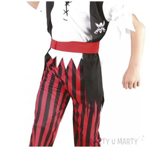 stroj dla dzieci pirat spodnie w paski fyasa 140 152 cm