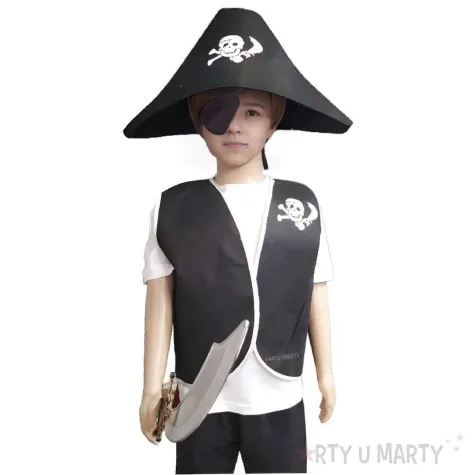 stroj dla dzieci pirat z szabla kraszek rozm uniw