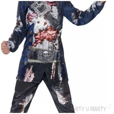 stroj dla dzieci pirat zombie smiffys rozm 130 140 cm