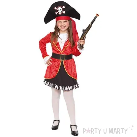 stroj dla dzieci piratka elegantka fyasa 122 134 cm