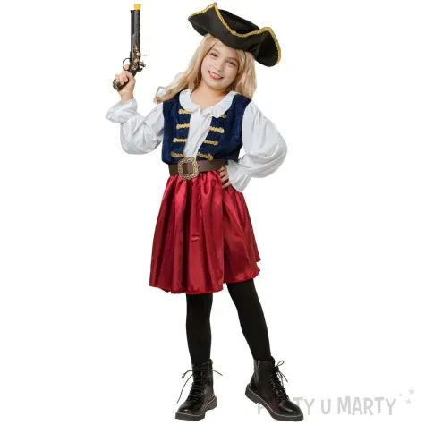 stroj dla dzieci piratka elegantka godan rozm 110 122 cm