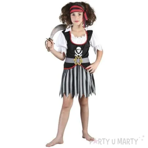 stroj dla dzieci piratka kapitan partytino 122 128 cm