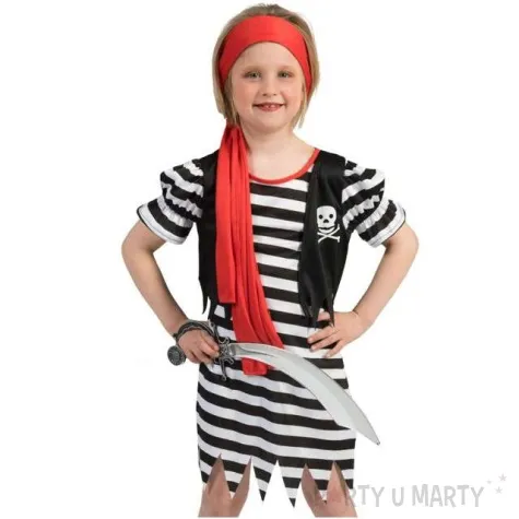stroj dla dzieci piratka kira funnyfashion rozm 128 cm