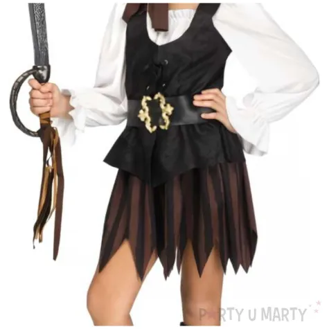 stroj dla dzieci piratka korsarka z karaibow partytino 134 140 cm