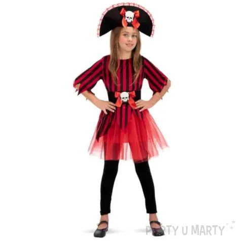 stroj dla dzieci piratka tiulowa carnival toys 122 128 cm