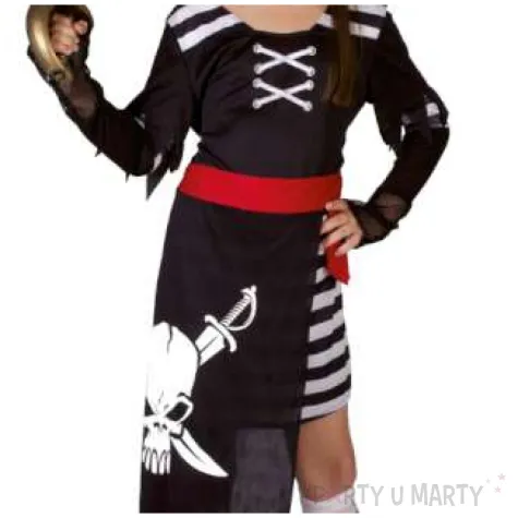 stroj dla dzieci piratka w kapeluszu arpex rozm 130 140 cm