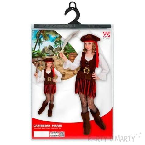 stroj dla dzieci piratka widmann 134 146 cm