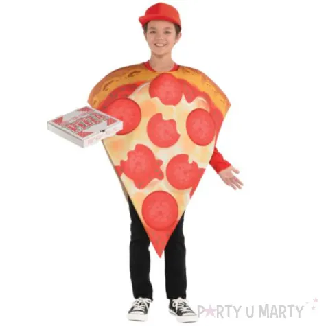 stroj dla dzieci pizza kawalek amscan 134 146 cm