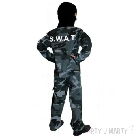 stroj dla dzieci policjant antyterrorysta partytino 134 140 cm