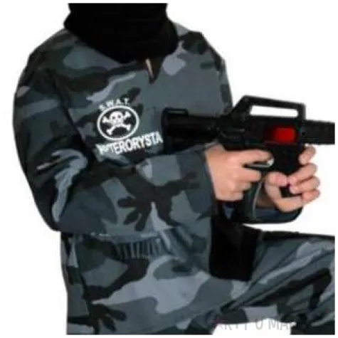 stroj dla dzieci policjant antyterrorysta partytino 146 152 cm