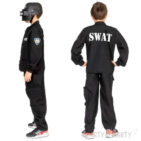 stroj dla dzieci policjant swat funny fashion 116 cm