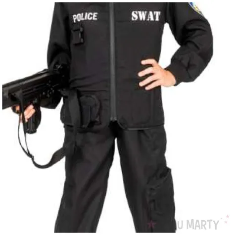 stroj dla dzieci policjant swat funny fashion 116 cm
