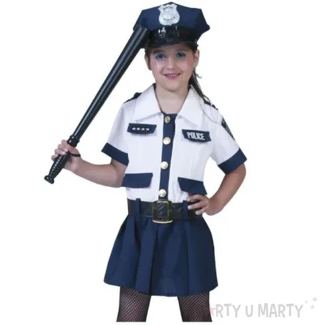 stroj dla dzieci policjantka funny fashion 140 cm