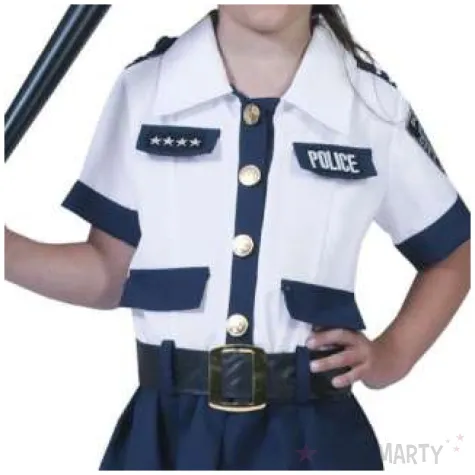 stroj dla dzieci policjantka funny fashion 140 cm