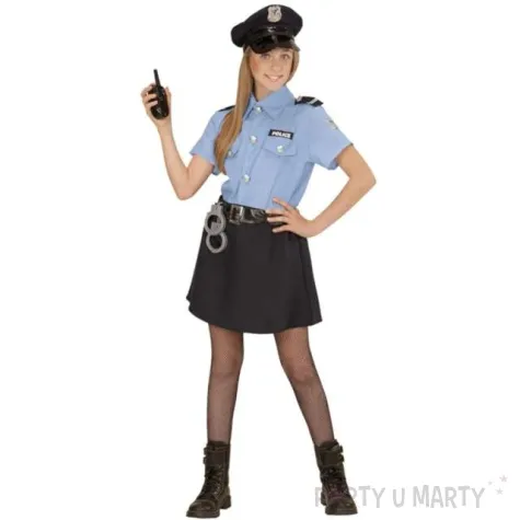 stroj dla dzieci policjantka widmann 146 158 cm