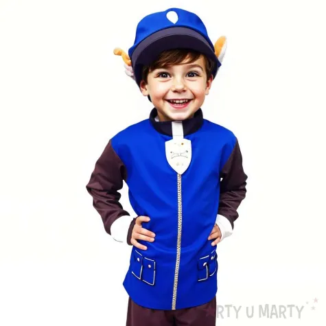 stroj dla dzieci psi policjant partytino 98 104 cm