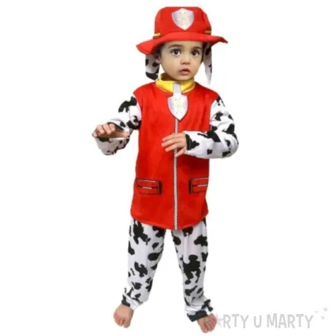 stroj dla dzieci psi strazak dalmatynczyk partytino 110 116 cm