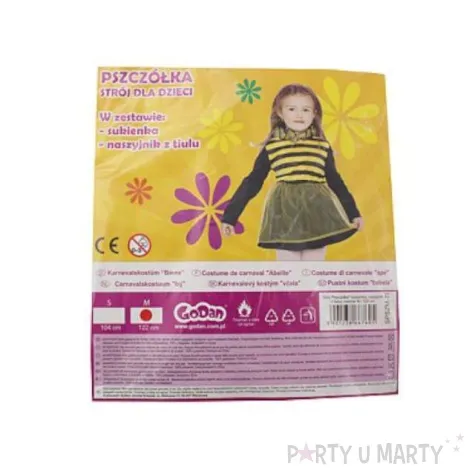 stroj dla dzieci pszczolka rozm 122 cm