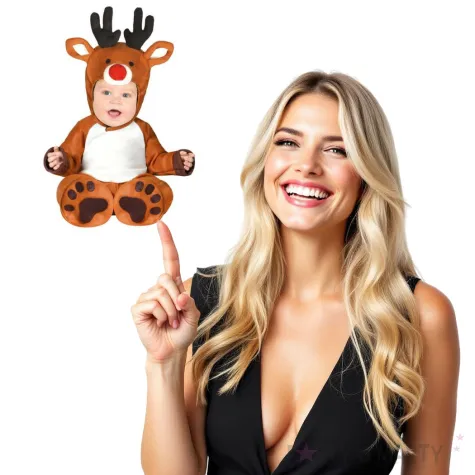 stroj dla dzieci reniferek guirca rozm 12 18 m cy