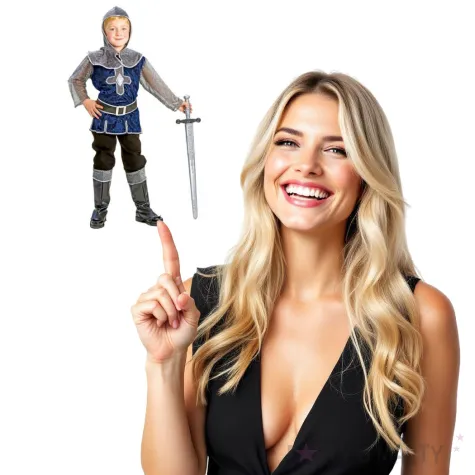 stroj dla dzieci rycerz funny fashion rozm 164