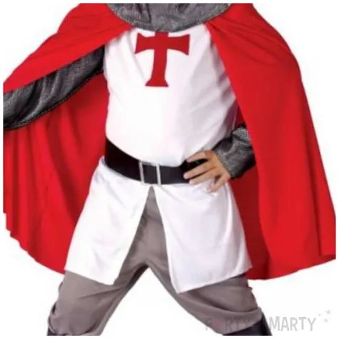 stroj dla dzieci rycerz templariusz krzyzak godan 110 120 cm