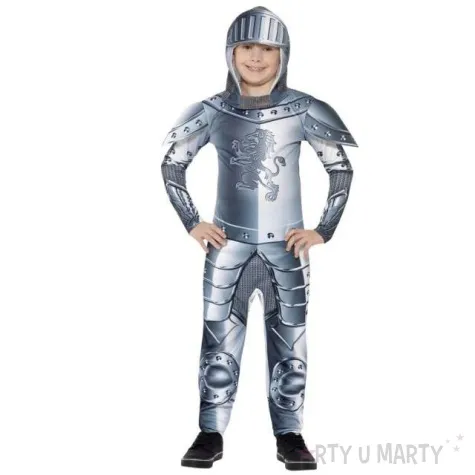 stroj dla dzieci rycerz w zbroi smiffys rozm 116 128 cm