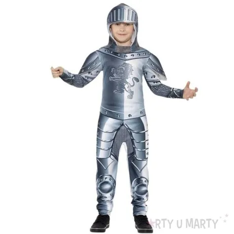 stroj dla dzieci rycerz w zbroi smiffys rozm 130 140 cm