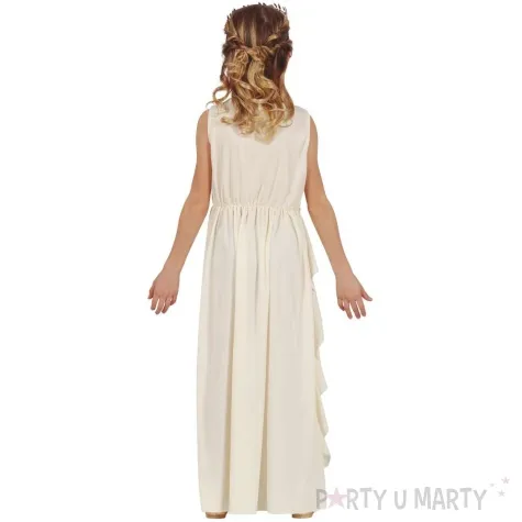 stroj dla dzieci rzymianka grecka bogini bezowy guirca 5 6 lat rozm 110 116 cm