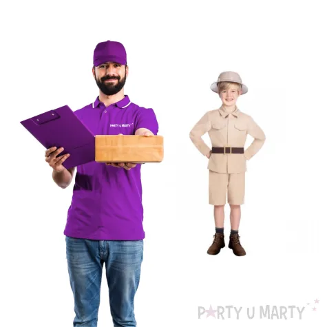 stroj dla dzieci safari boy amscan 116 128 cm